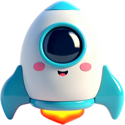 Mascotte Français : la fusée