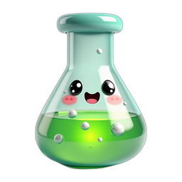 Mascotte Sciences : la fiole